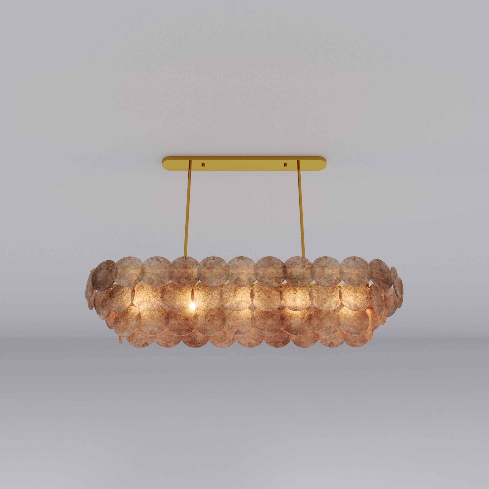 LUNA Quartz Dining Chandelier 55