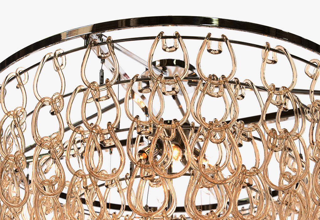 TESSA Glass Cristale Piccolo Chandelier