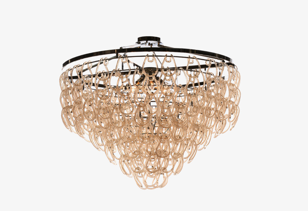 TESSA Glass Cristale Piccolo Chandelier