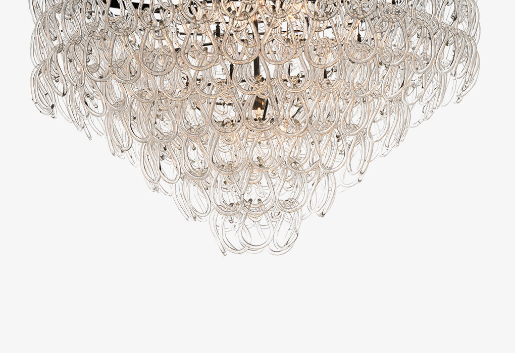 TESSA Glass Cristale Piccolo Chandelier