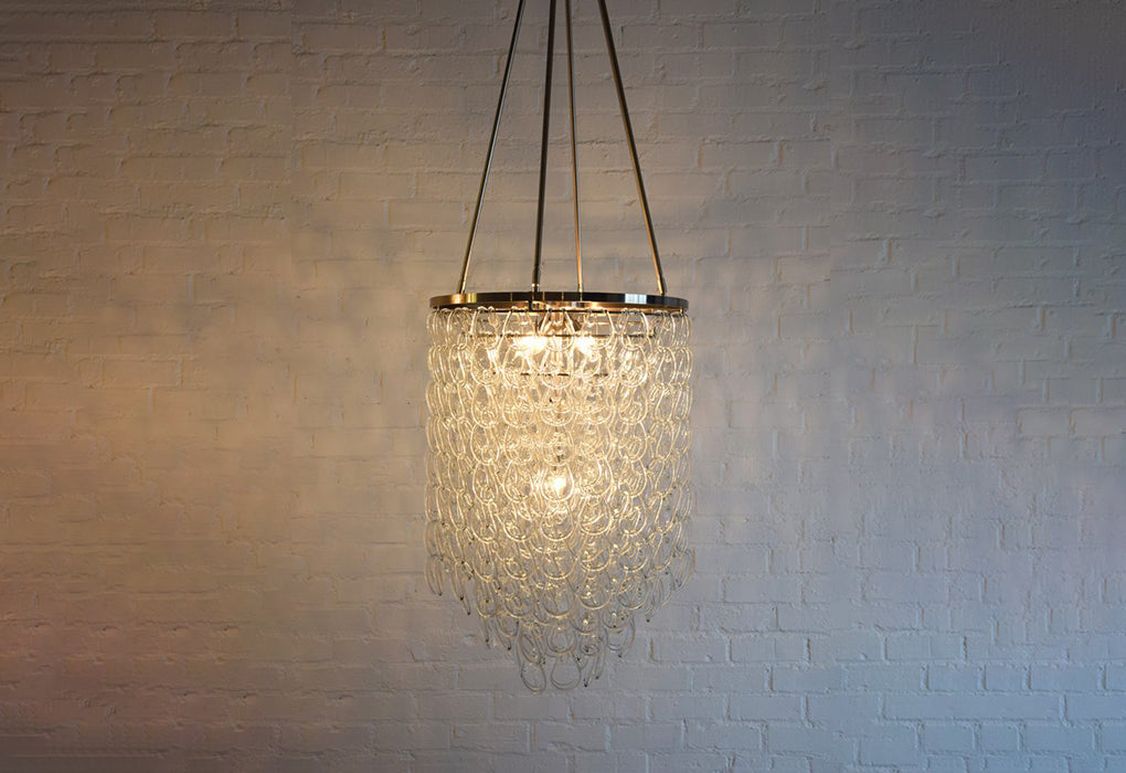 TESSA Glass Cristale Piccolo Chandelier